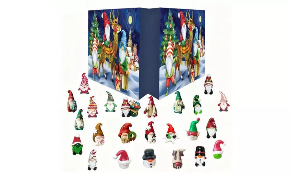 Christmas Santa and Dwarf Advent Calendar - Primary Image