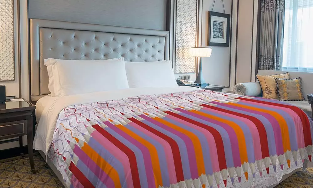 Copriletto Primavera-Estate in cotone piquet