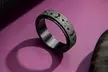 Moon Star Titanium Stainless Steel Spinning Anxiety Ring - Second Medium
