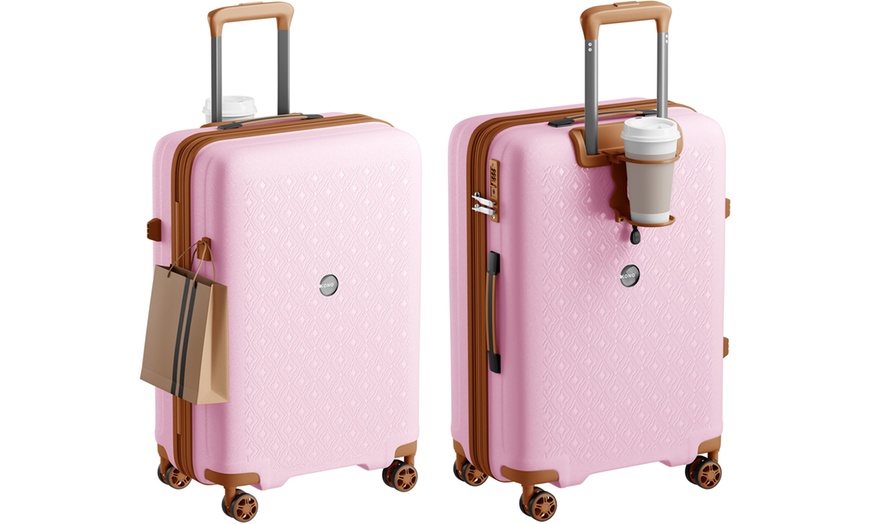 Image 33: 1 of 3 Kono koffers met TSA slot en bekerhouder