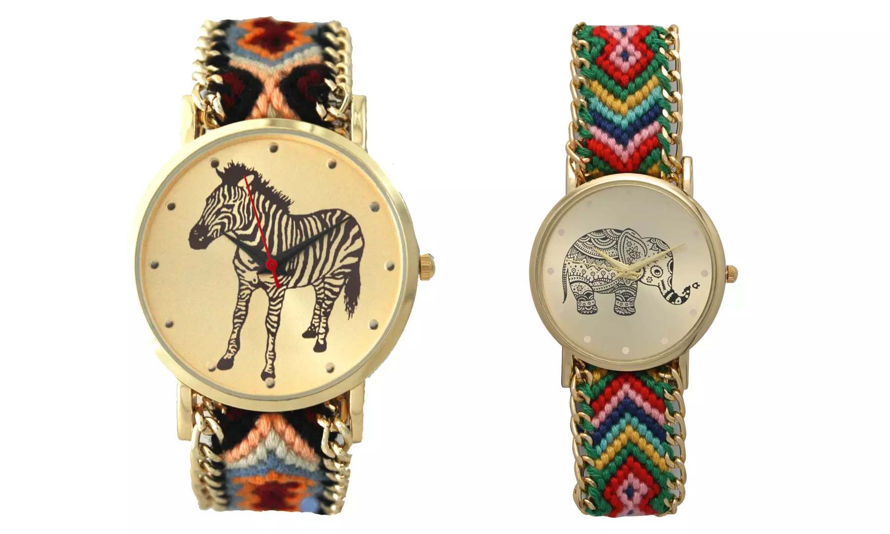 Women's Handmade Bohemian Elephant Watches - Primary Image