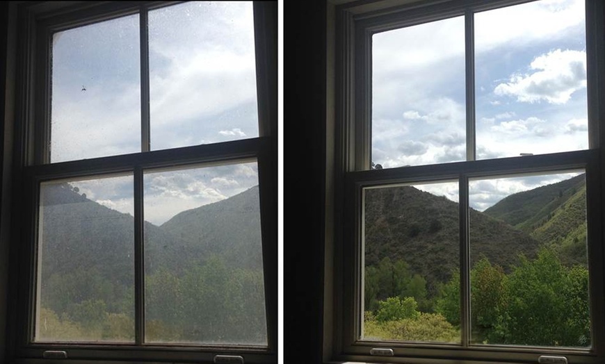 Image 4: Exterior or Interior High/Low Window Cleaning, Re-Screening & More