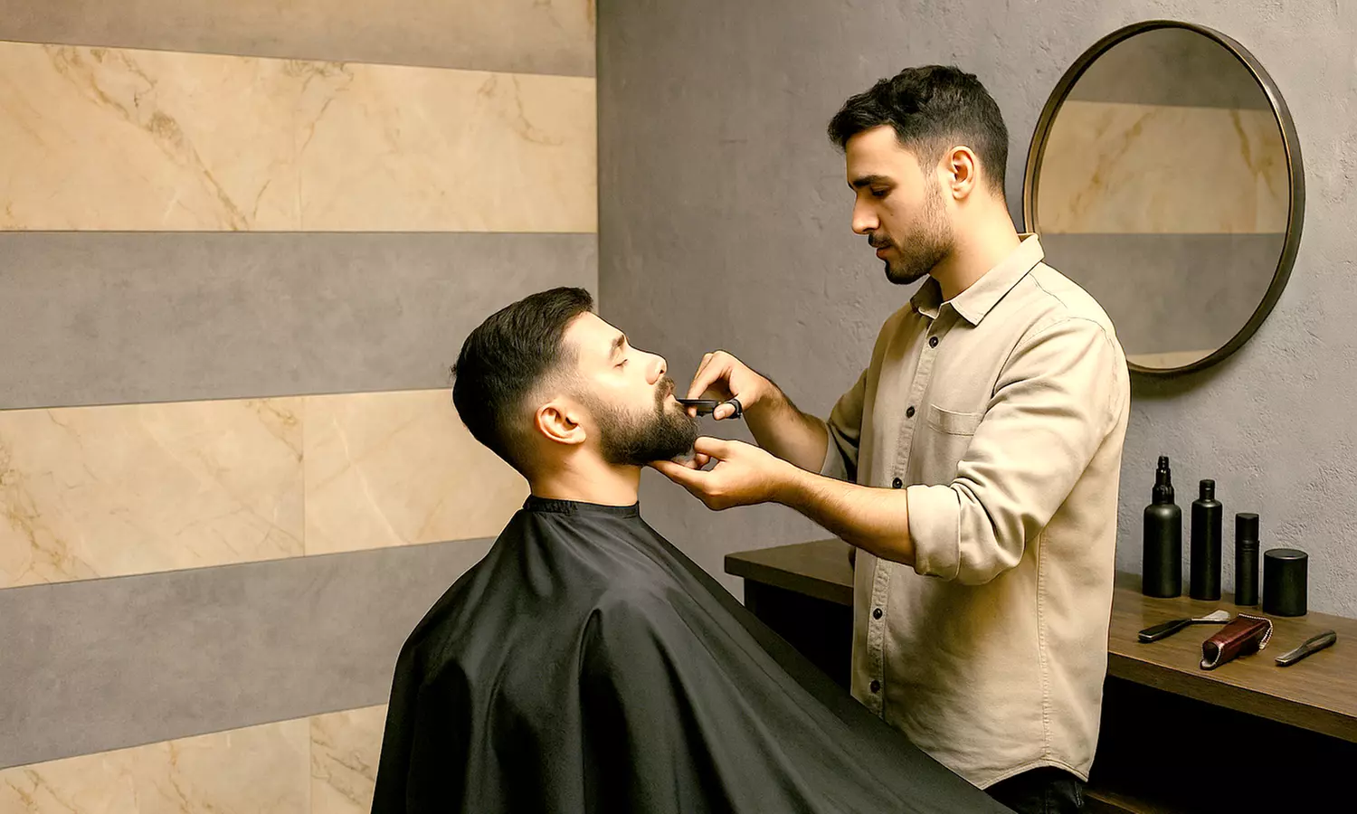 Gents’ Grooming & Hair Care – Haircuts, Beard Styling & Keratin