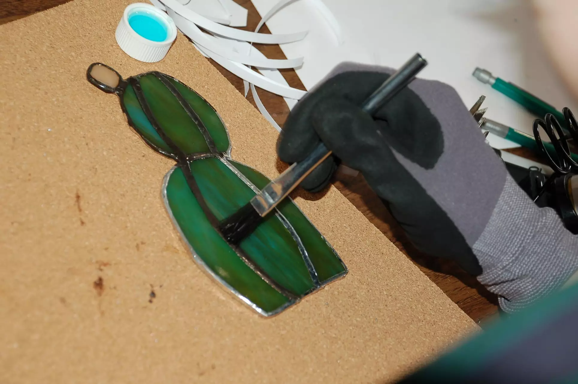 Stained Glass Class for 2 or 4 at Mellow Maker Studio 