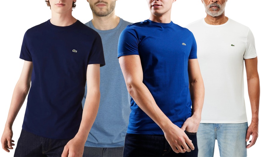 Image 1: Lacoste Men's Pima Cotton T-Shirts - Clearance & Free Shipping