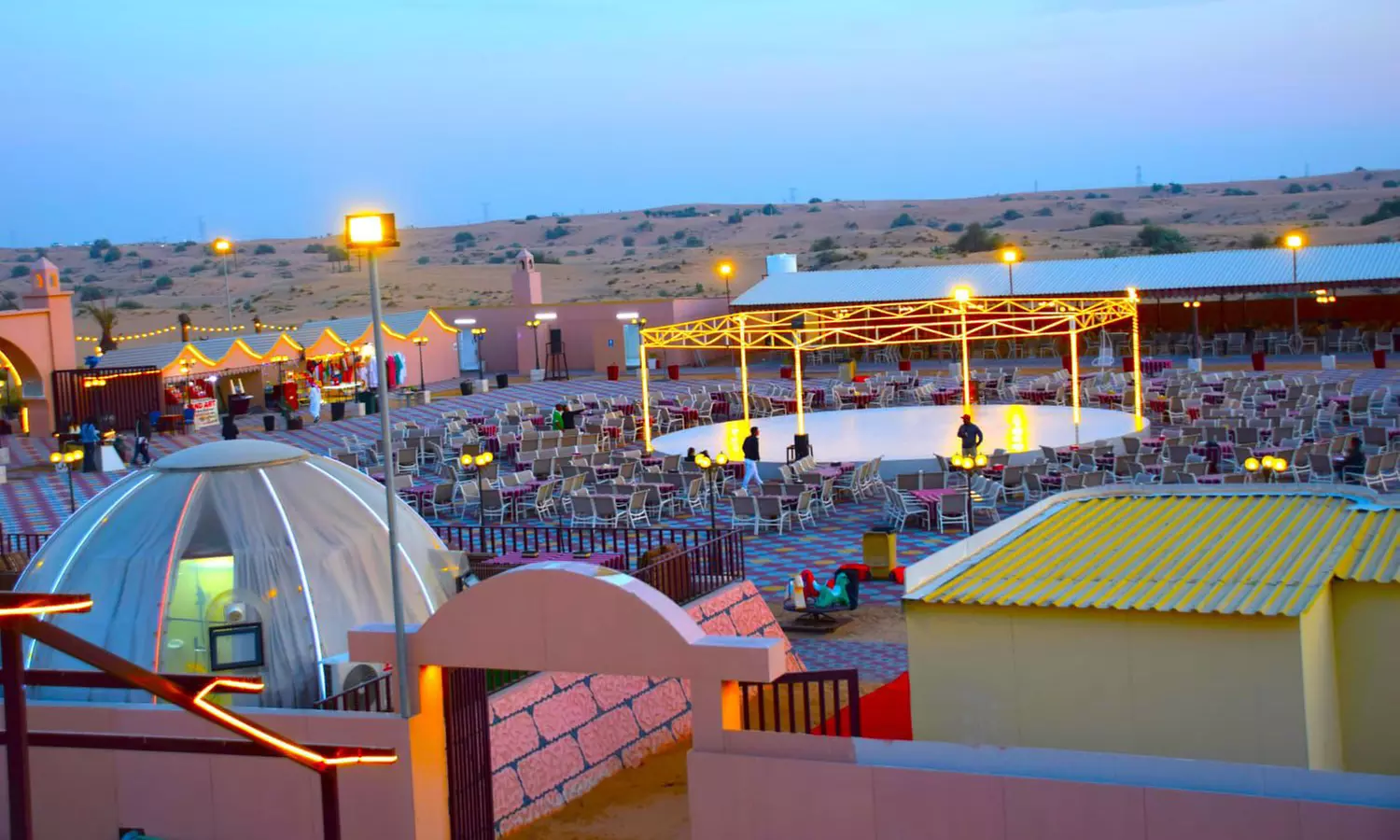 VIP Desert Safari Tour Home Pickup and Drop off for One, Two, or Four