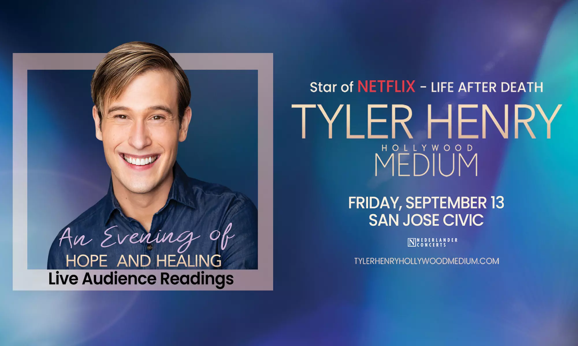 Tyler Henry - The Hollywood Medium on October 25 at 8:00 p.m. - Primary Image