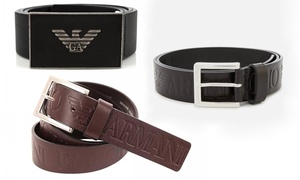 Armani Men's Leather Belt