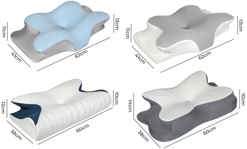 Image 11: Ergonomic Orthopaedic Memory Foam Pillow