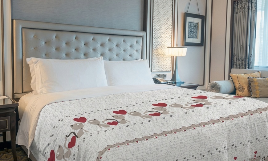 Image 11: 100% Cotton Sheet with Assorted Patterns