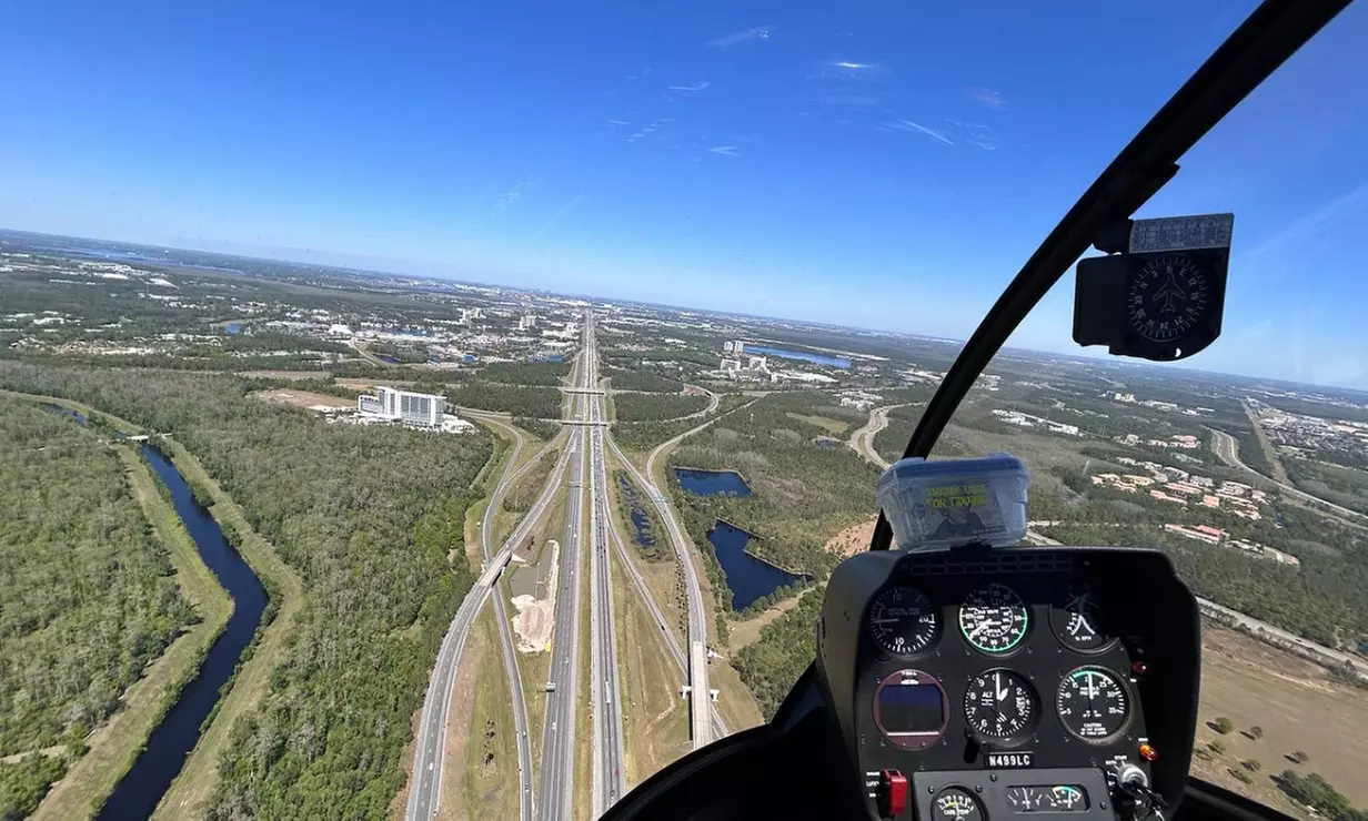Thrilling Helicopter Tour for Three with Stunning Orlando Views