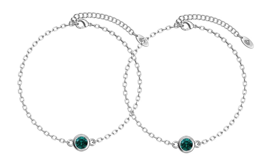 Image 89: 1, 2, 3 of 4 sieradensets met Oostenrijkse kristallen of parels