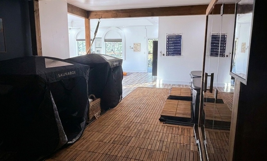 Image 2: Contrast Therapy Day Passes with Sauna Cold Plunge & Compression
