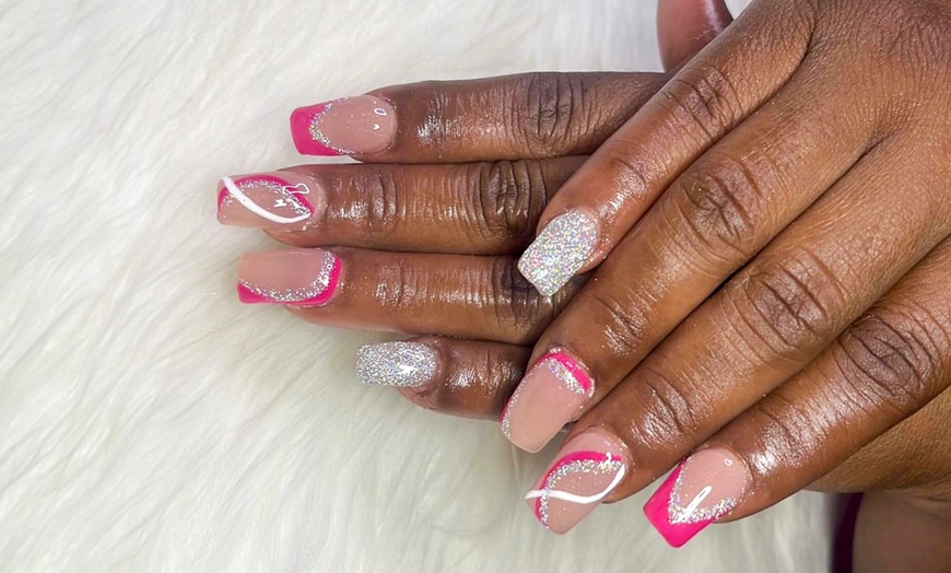 Image 5: Acrylic Full Set with Optional Gel Pedicure or Gel Mani & Pedi