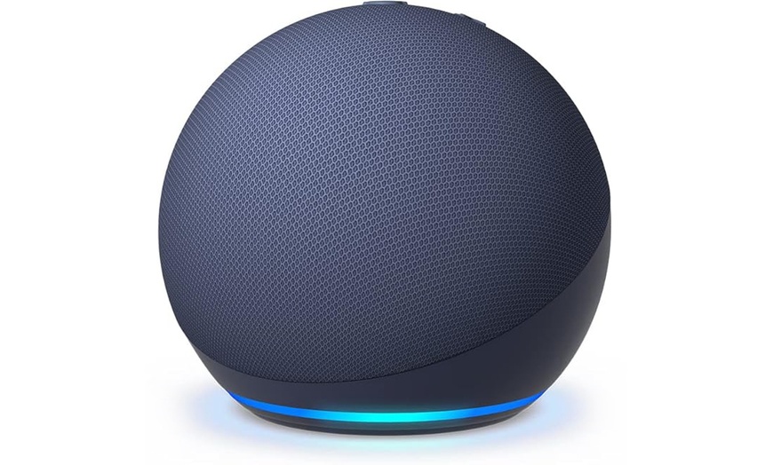 Image 4: New Amazon Echo Dot (5th Gen) Smart Speaker - Improved Audio, Alexa Voice Control