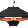 Image 6: Outsunny Hanging Halogen Heater; 2000W, 43cm, with LED light
