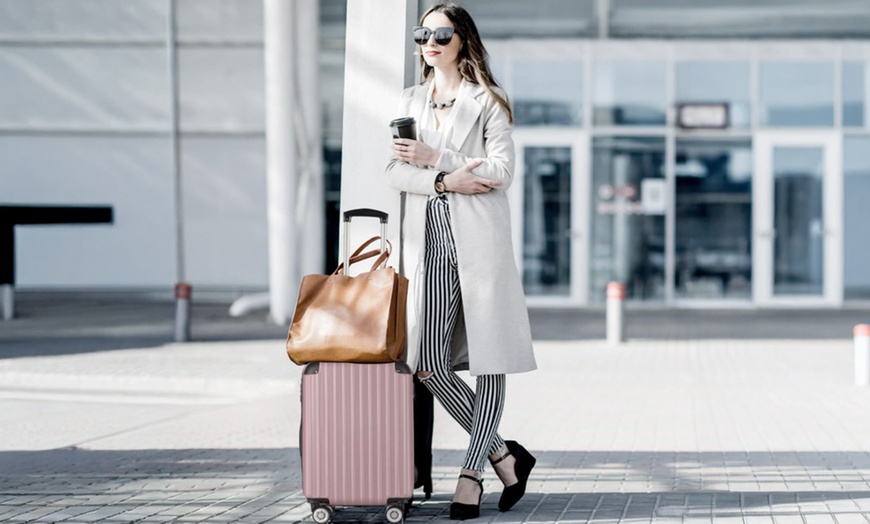 Image 4: Milano Premium 3pc ABS Hardcase luggage Set