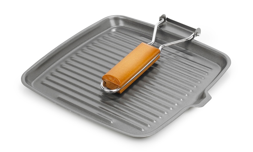 Image 6: Homiu Non-Stick Carbon Steel Griddle Pan