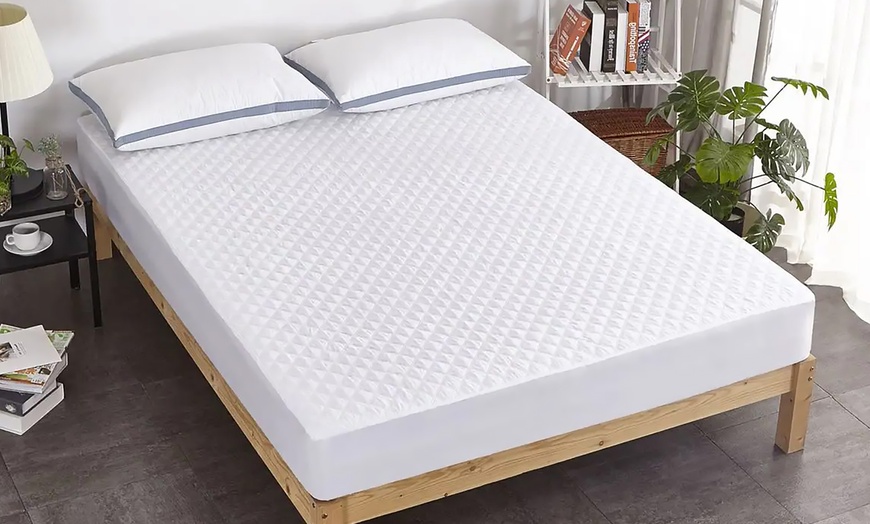 Image 1: Housse de matelas matelassée imperméable