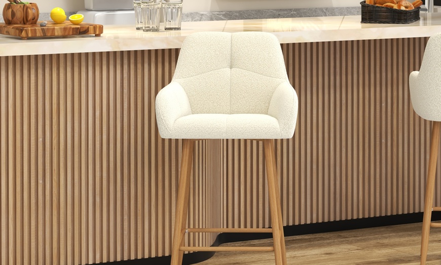 Image 4: Juego de 2 taburetes altos