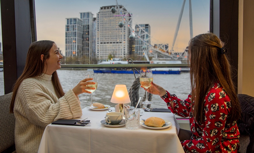 Image 1: Ticket to London Jazz Dinner Cruise on the River Thames (Fridays Only)