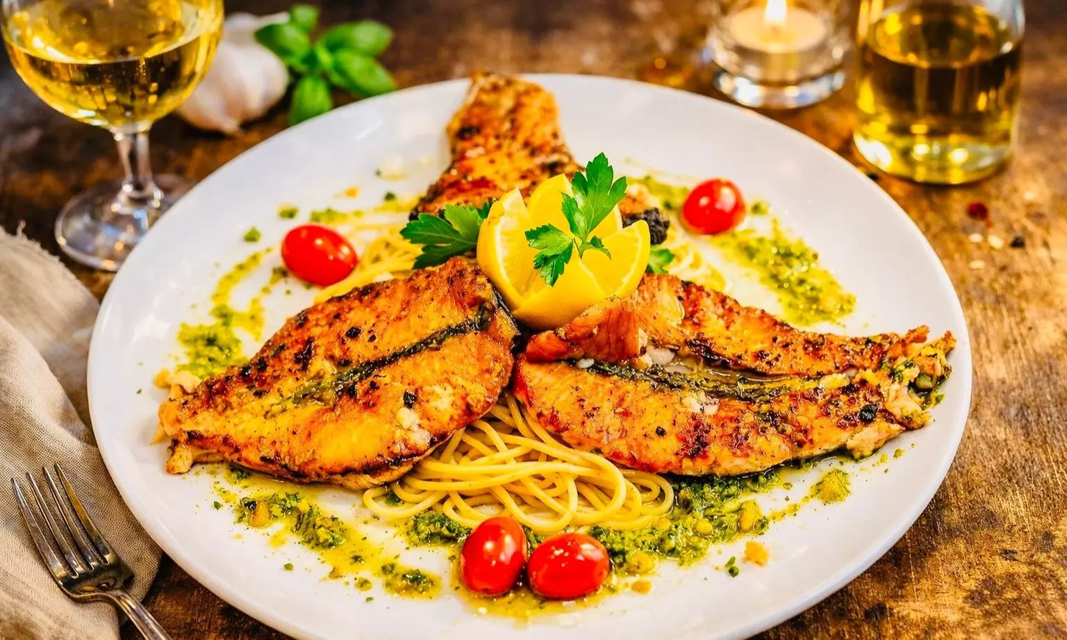 Eine Pizza oder Pasta wählen, eine kostenlos dazu bekommen