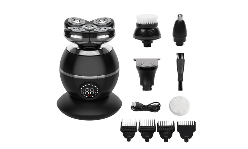 Image 2: Alivio 5-in-1 USB Rechargeable Electric Razor