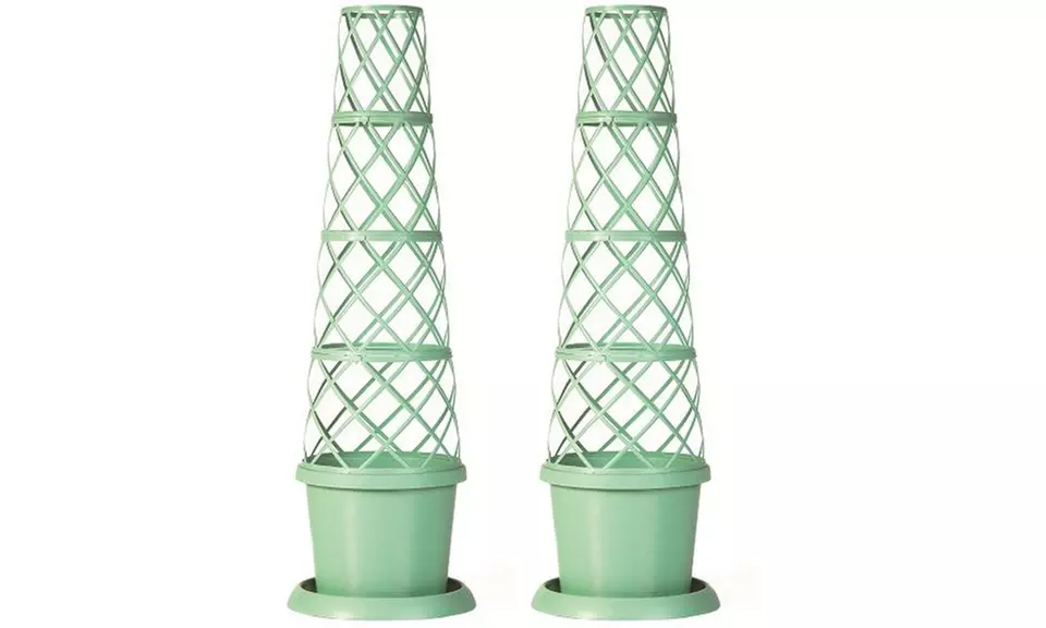 Up to Five Lattice-Design Tower Pots