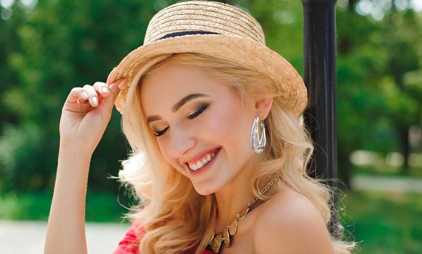 Image 7: Paires de boucles d'oreilles type créole