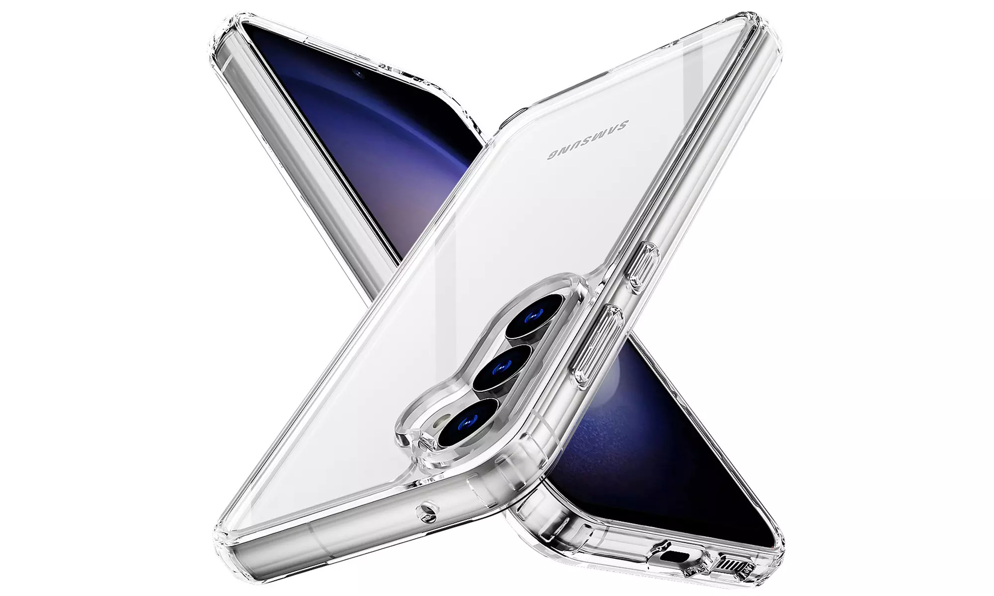 For Samsung Galaxy S23 FE 5G 2023 Case Clear Shockproof Protective Cover - Second Medium