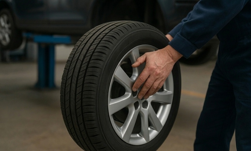 Image 3: Full-Service Oil Changes with Tire and Brake Checks
