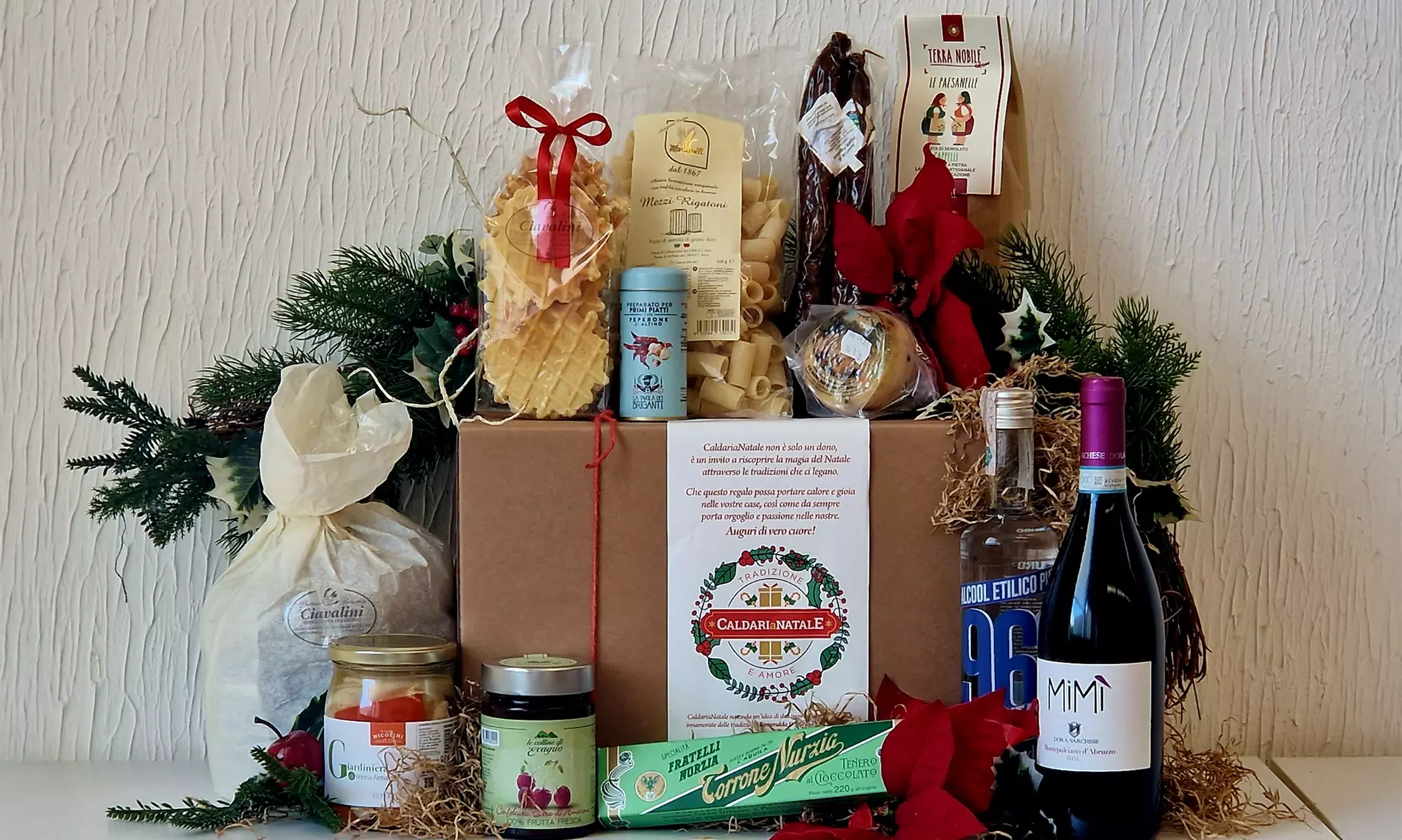 Cesti Natalizi con prodotti tipici artigianali abruzzesi