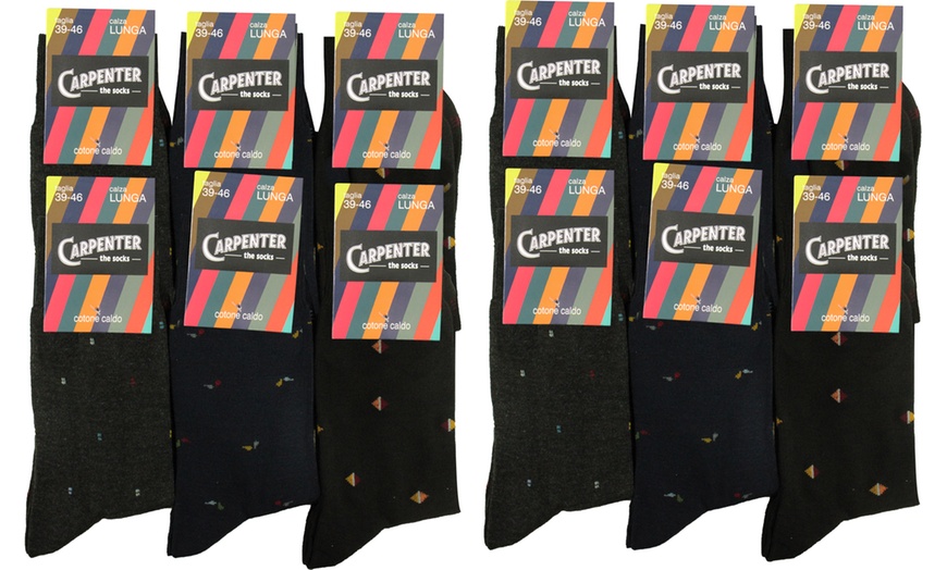 Image 50: Carpenter 6er- oder 12-Pack kurze oder lange Herren-Socken