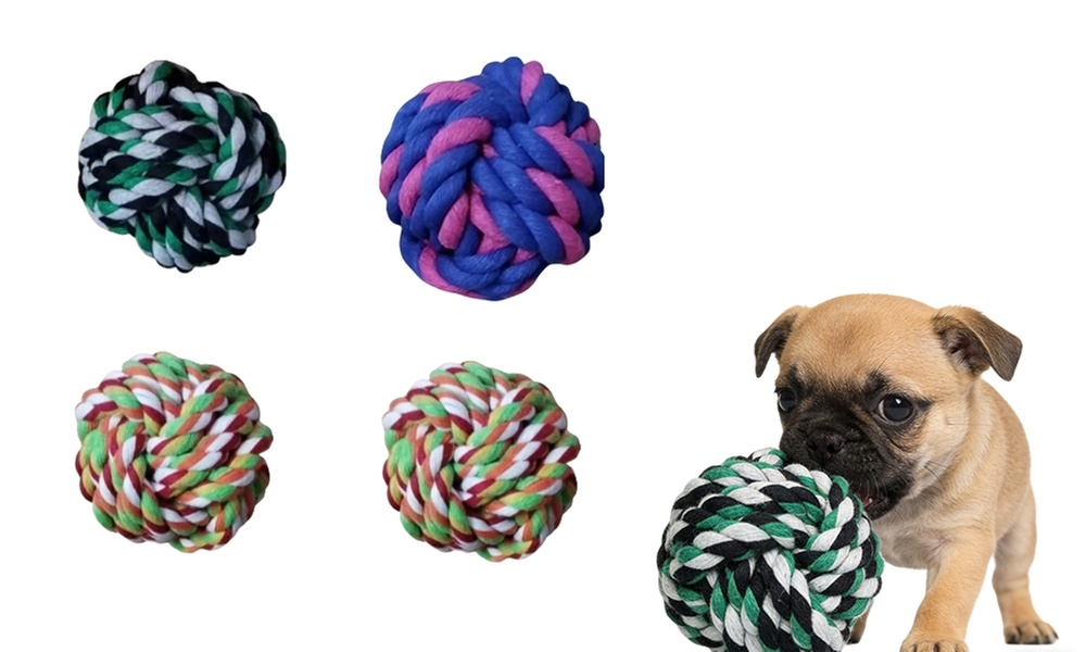 Large Dog Rope Chew Balls
