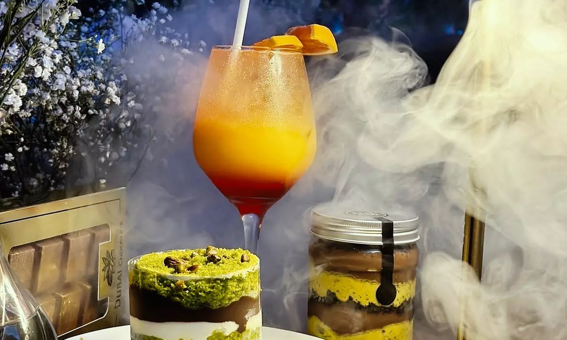 One To Four Hookahs with Free Sodas and Optional Fruit/Snack Platters