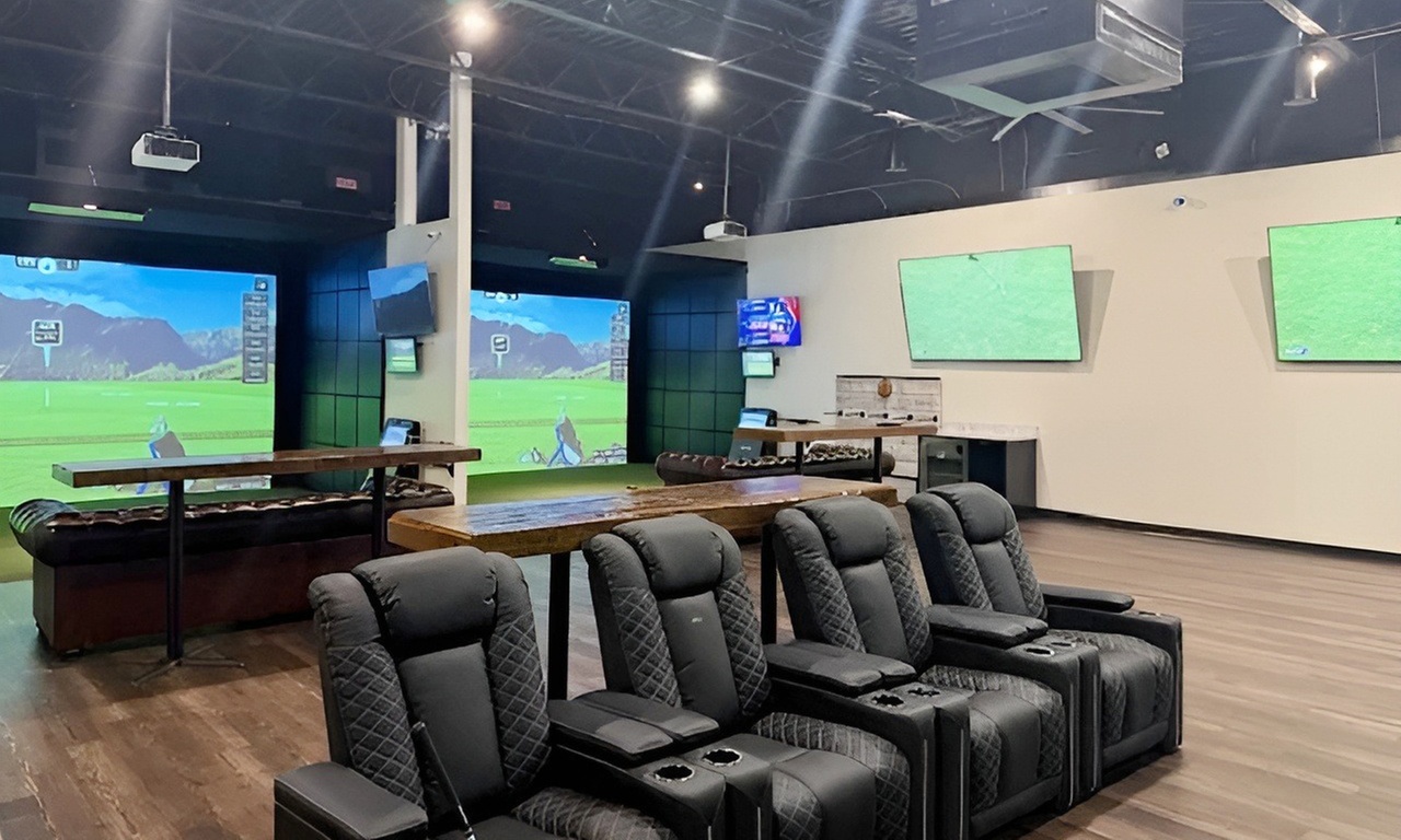One–Three Hour Virtual Golf Sessions for One–Five Players