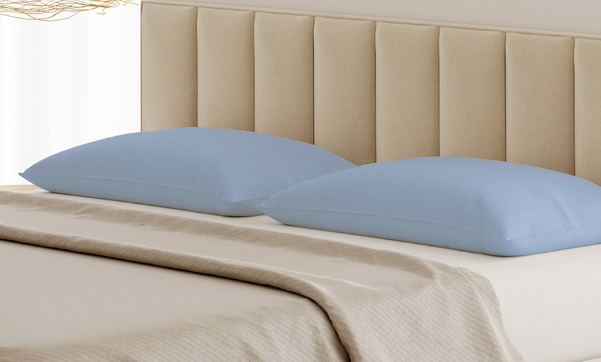 Image 4: Coppia Federe 100% puro Cotone Alta qualità Made in Italy