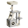 Image 2: Árbol multinivel para gatos con poste rascador 
