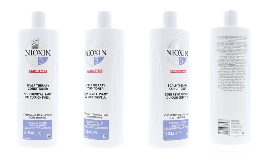 Image 1: Up to 6 Packs of Nioxin System 5 Scalp Therapy Conditioner 33.8 Fl. Oz.