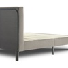 Image 29: Letto imbottito in tessuto con doghe in legno e vano contenitore