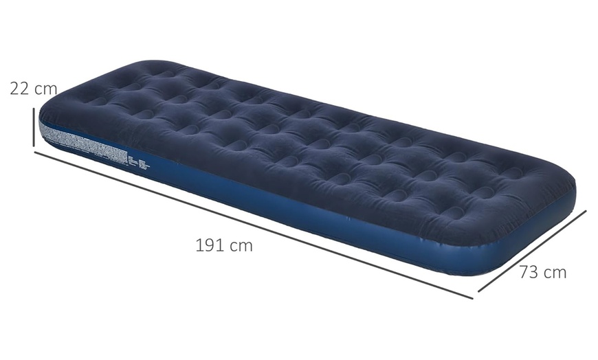 Image 13: Outsunny Inflatable Air Bed in Various Size and Features
