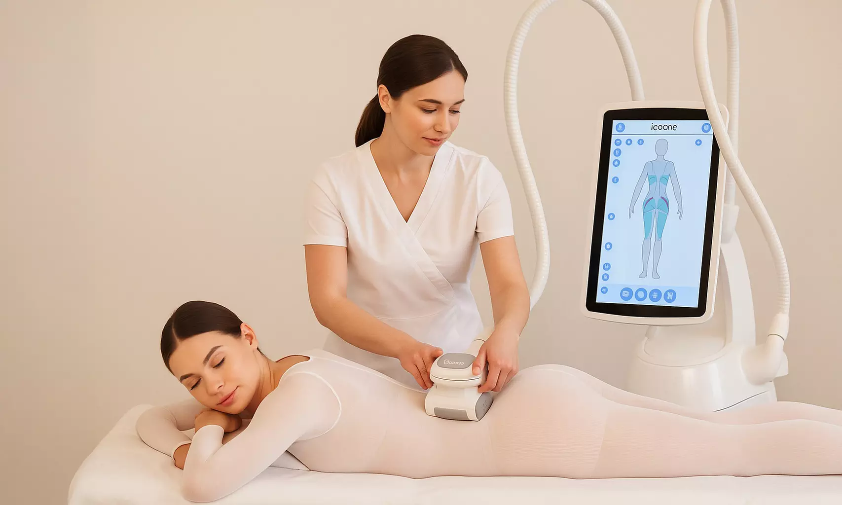 Wymodeluj sylwetkę z zabiegiem Icoone – 1 lub 5 sesji na wybrane partie ciała w Medestetic (do -57%) - Primary Image