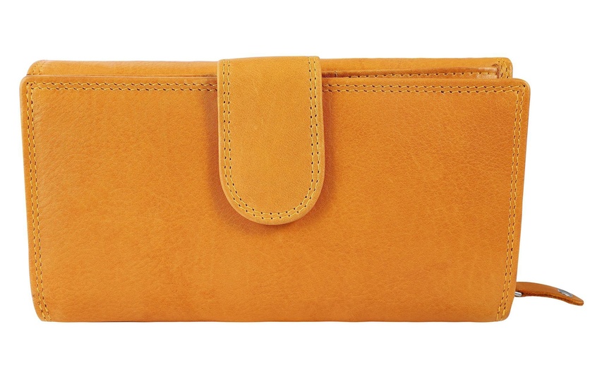 Image 53: Portefeuille en cuir véritable Leonardo Verrelli avec protection RFID