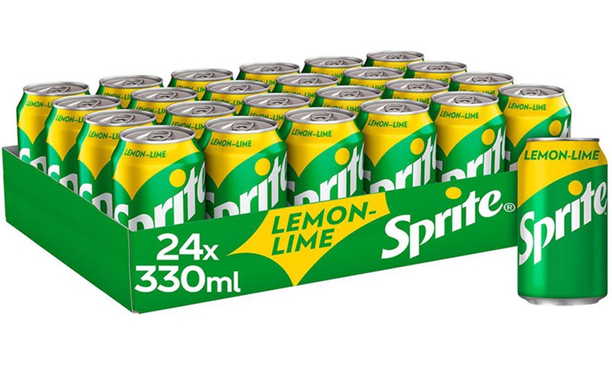 Image 1: 24 Sprite Cans 330ml