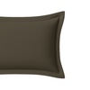 Image 3: Funda de cojín gris lisa de Sampur