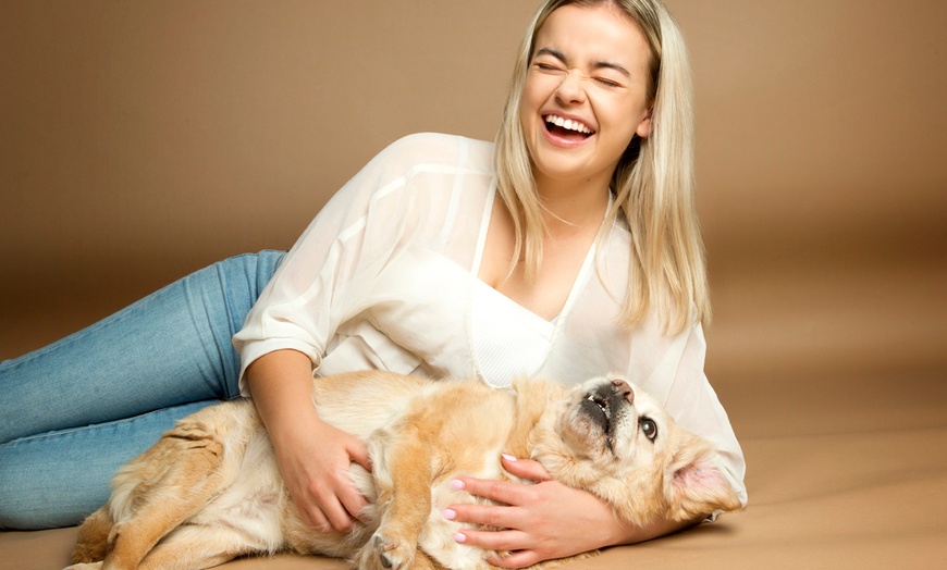 Image 10: Pet Photoshoot with Printed Image