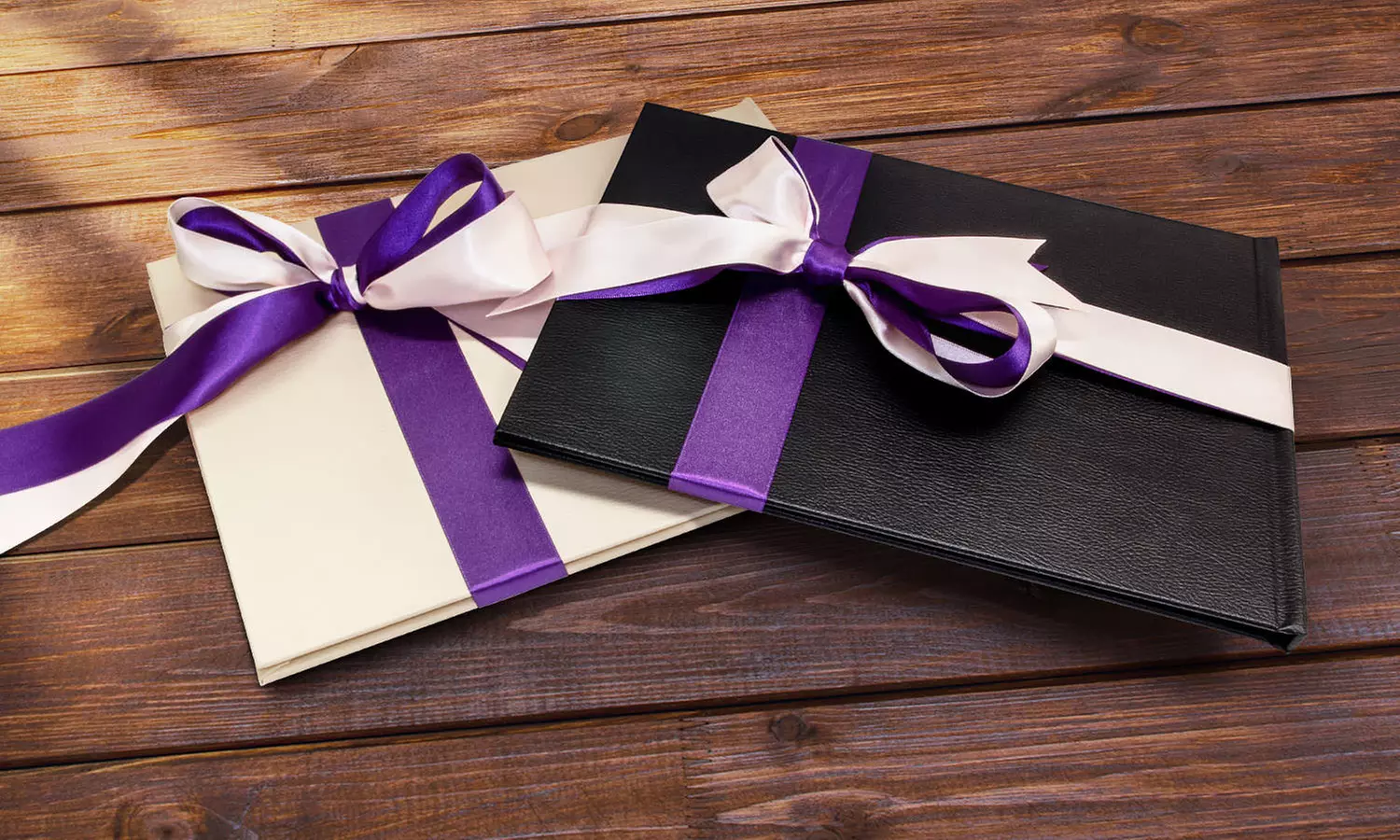 Álbum de fotos personalizado A4 con tapa de cuero y hasta 100 páginas