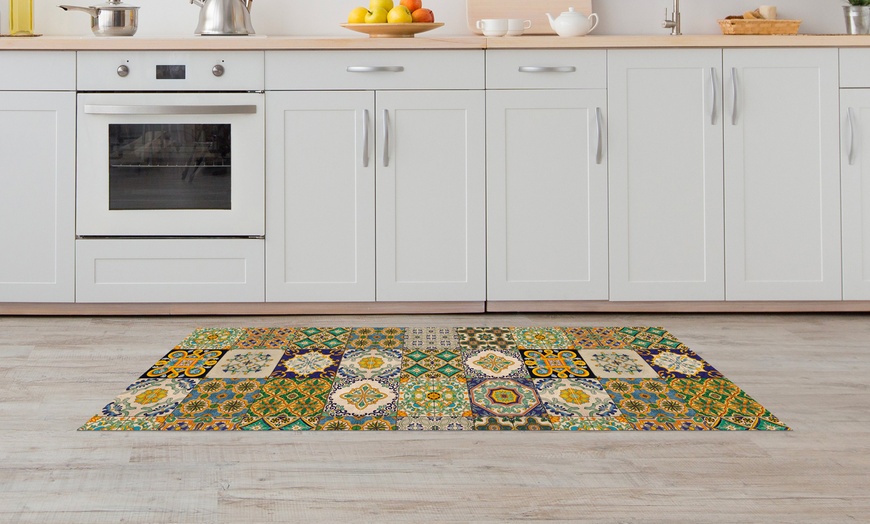 Image 16: Non-Slip Kitchen Runner Rug with Digital Print 