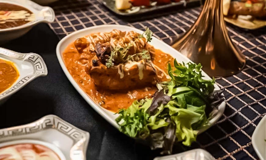 Image 2: 2 or 3-Course Indian Dinner w/ Dessert -2 or 4 People (Veg or Non-Veg)