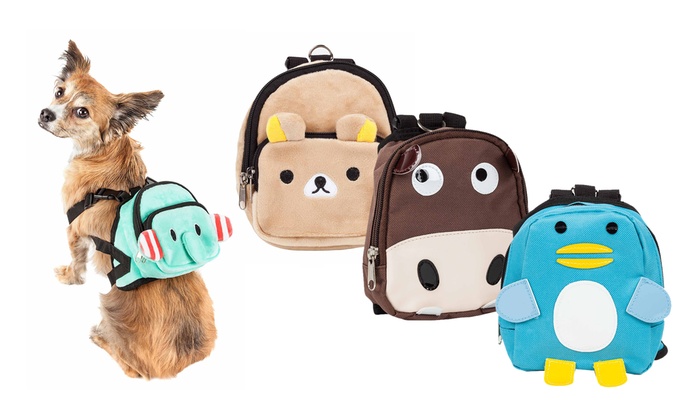 dog harness and backpack